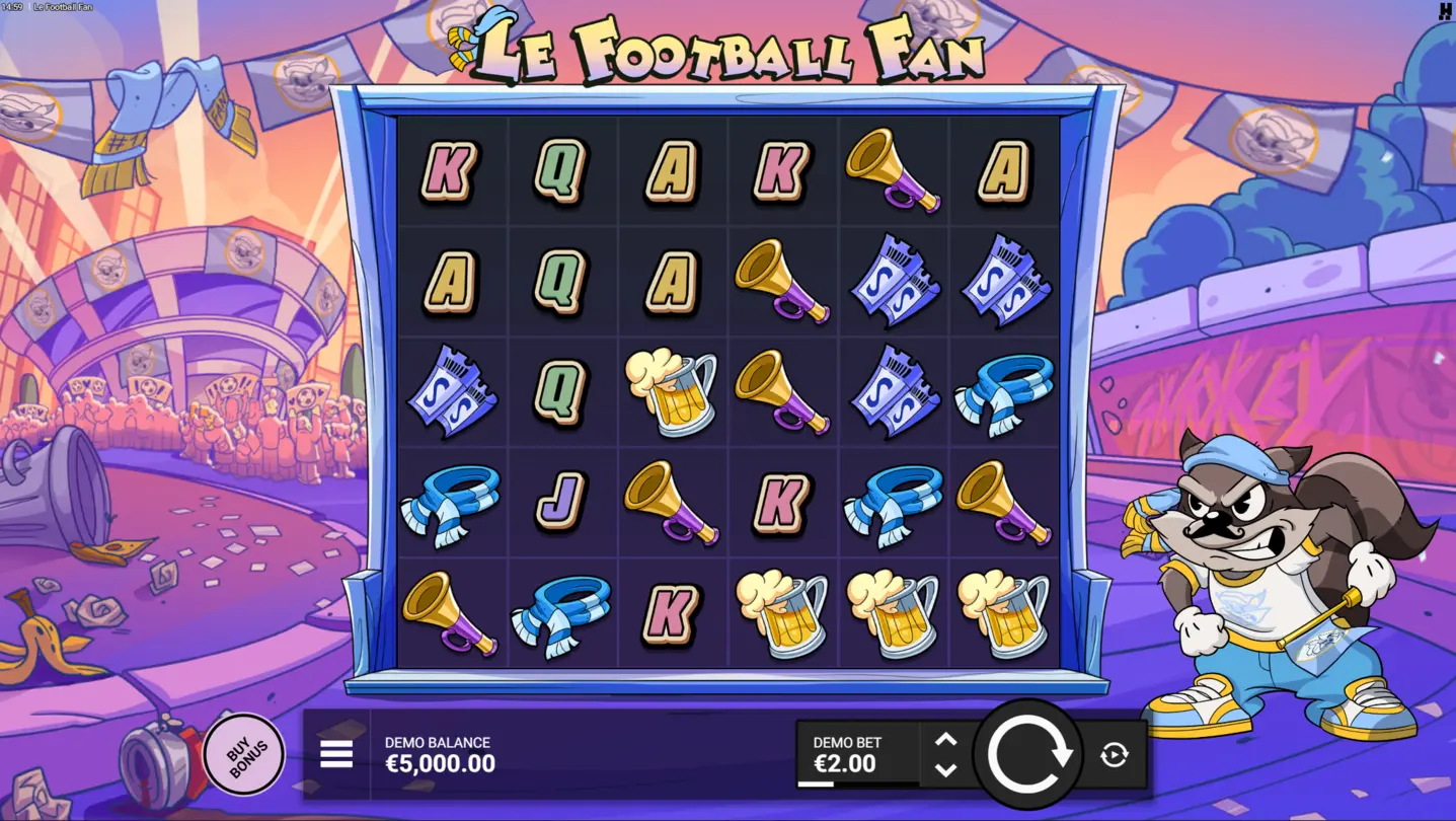 Le Football Fan — Marked Squares + Rainbow
