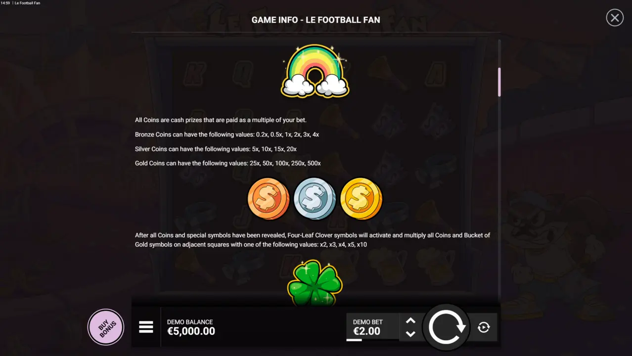 Le Football Fan: Бонусные режимы