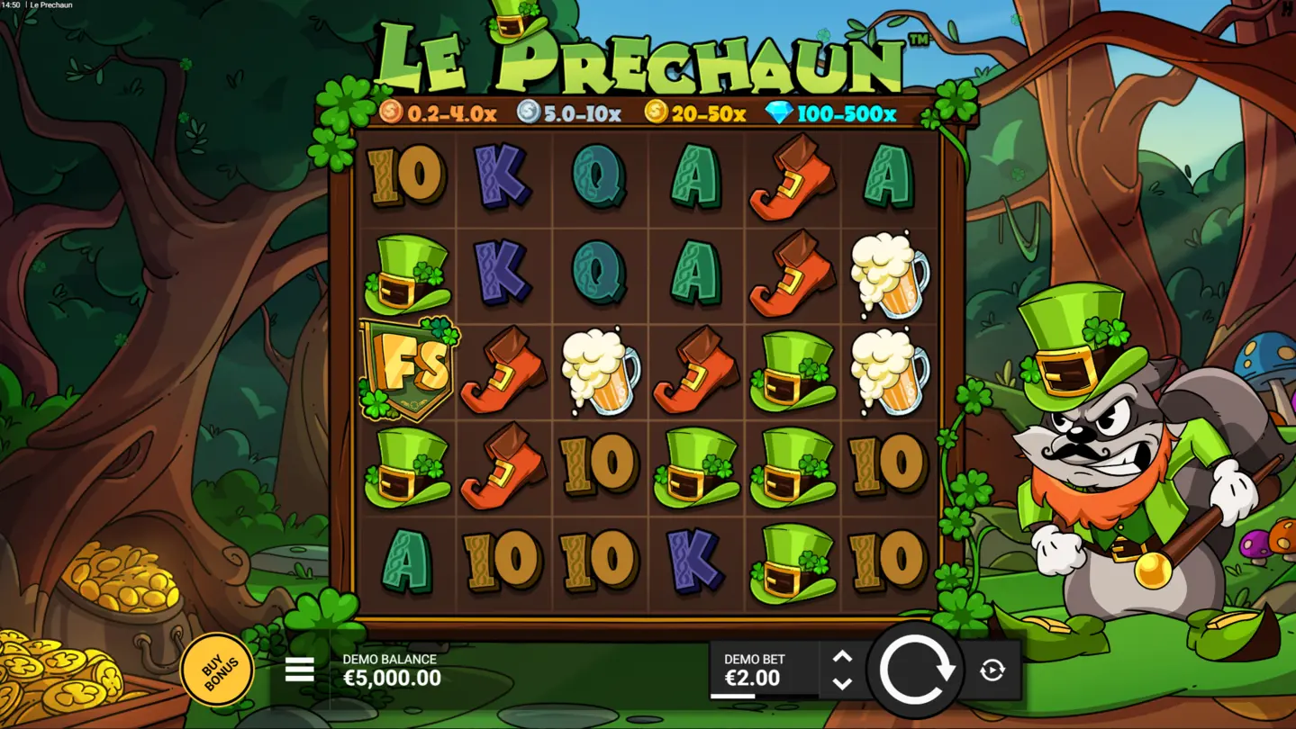 Le Prechaun — Position Multipliers up to x100